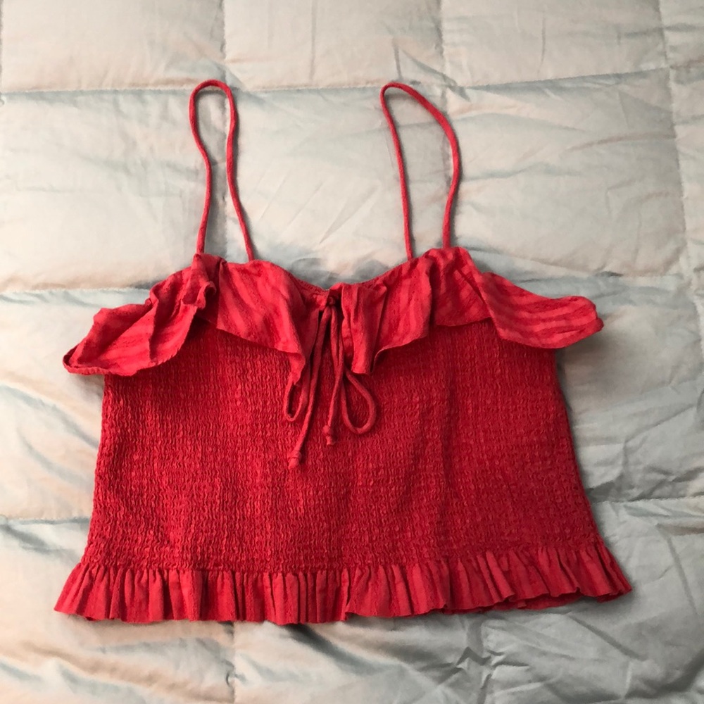 Red Crop Top - American Eagle